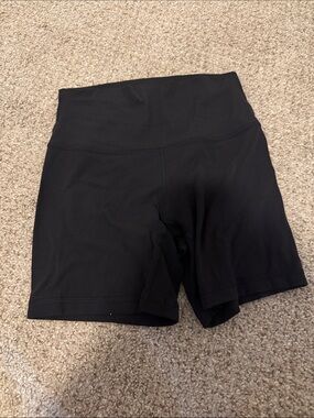 lululemon athletica Black High-Rise Bike Shorts